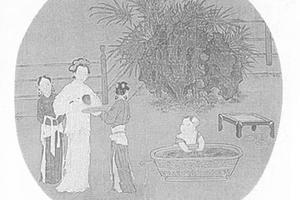 官女图团扇