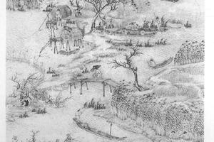 江行初雪图
