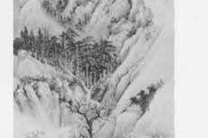 关山雪晴图