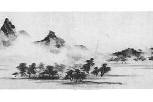 雨景山水