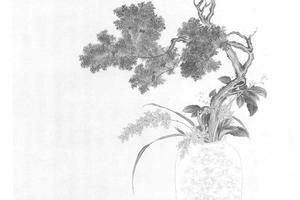 绘御制诗意百福繁生图