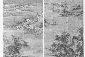 山水图(对幅)