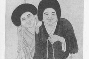 寒山拾得图