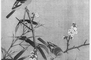 梅竹双雀图