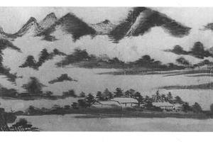 仿米芾洞庭空阔图