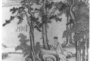 朱葵石像(项圣谟补景)