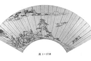 松溪唤渡图