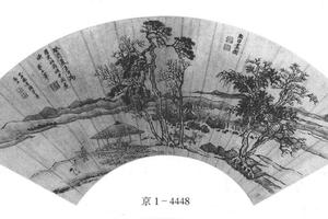 溪亭松鹤图
