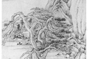 仿王蒙山水