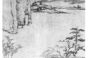 林亭山色图