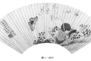 海棠蝴蝶图