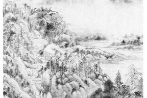 仿黄公望山水