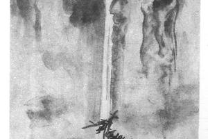松溪风雨图