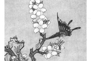 桃花蛱蝶图