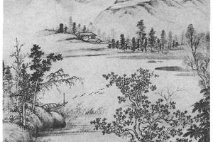 青山红树图