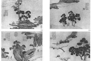 唐人诗意图十二开
