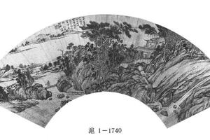 古木回岩图