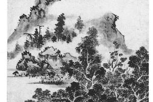 仿梅道人山水