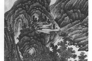 石矶渔艇图
