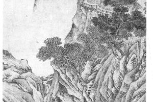 乱山古寺图