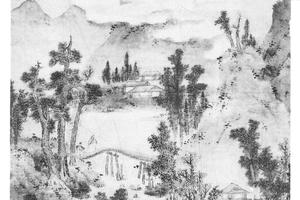 山川白云图