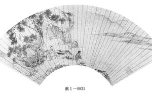 江岸停琴图