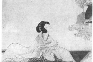 斜倚薰笼图