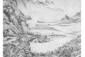青山秋深图