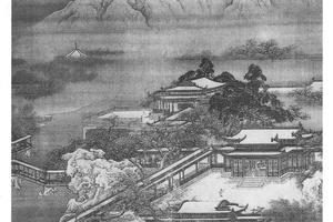 梁园飞雪图