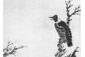 枯木寒鸦图