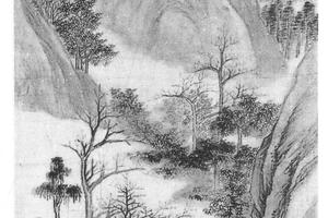 木落看山图