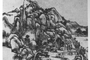 仿董其昌山水