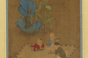 芭蕉唐子图
