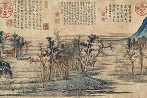 鹊华秋色（画心）