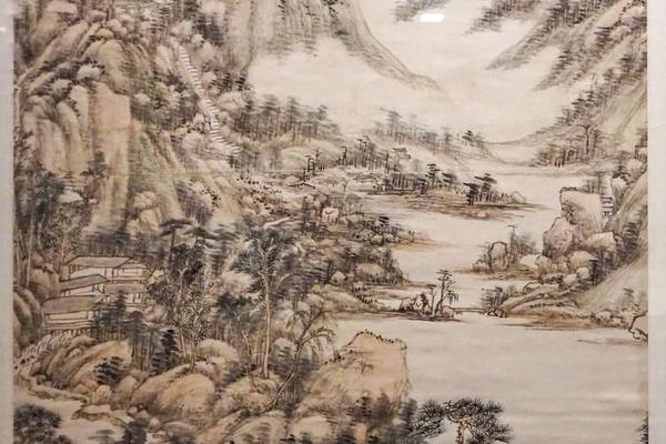 仿大痴山水图