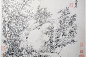 仿古山水图