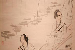 赏莲图