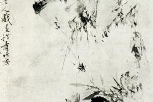 明沉石田稻蟹图