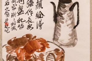 壶酒盘蟹
