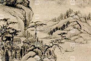 黄左田秋林淸旷图