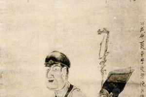 明陈老莲画佛