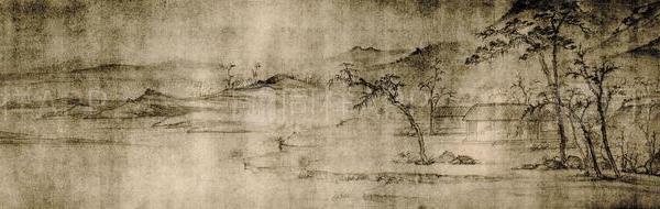 明杨无补山居读书图