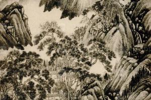 王烟客仿子久山水