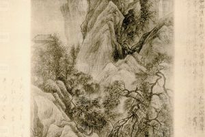 明唐六如山水 亦爱庐藏