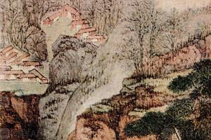 王竹岭山静林深图