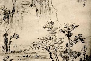 明程孟阳山水