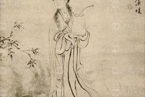 新罗山人麻姑图
