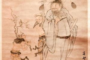 钟进士像轴