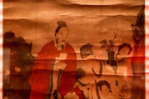 栢酒迎春图