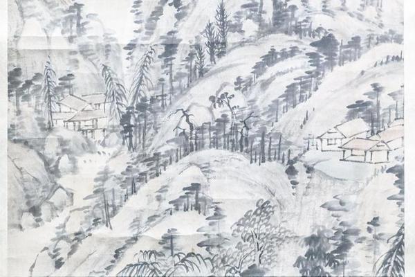 姚石倩仿大痴浅绛山水图